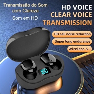E8S Fones De Ouvido Bluetooth Verdadeiro Sem Fio Air Pro Fone LED Tela Digital Redução De Ruído HiFi Para Jogos Esportivos JORGE