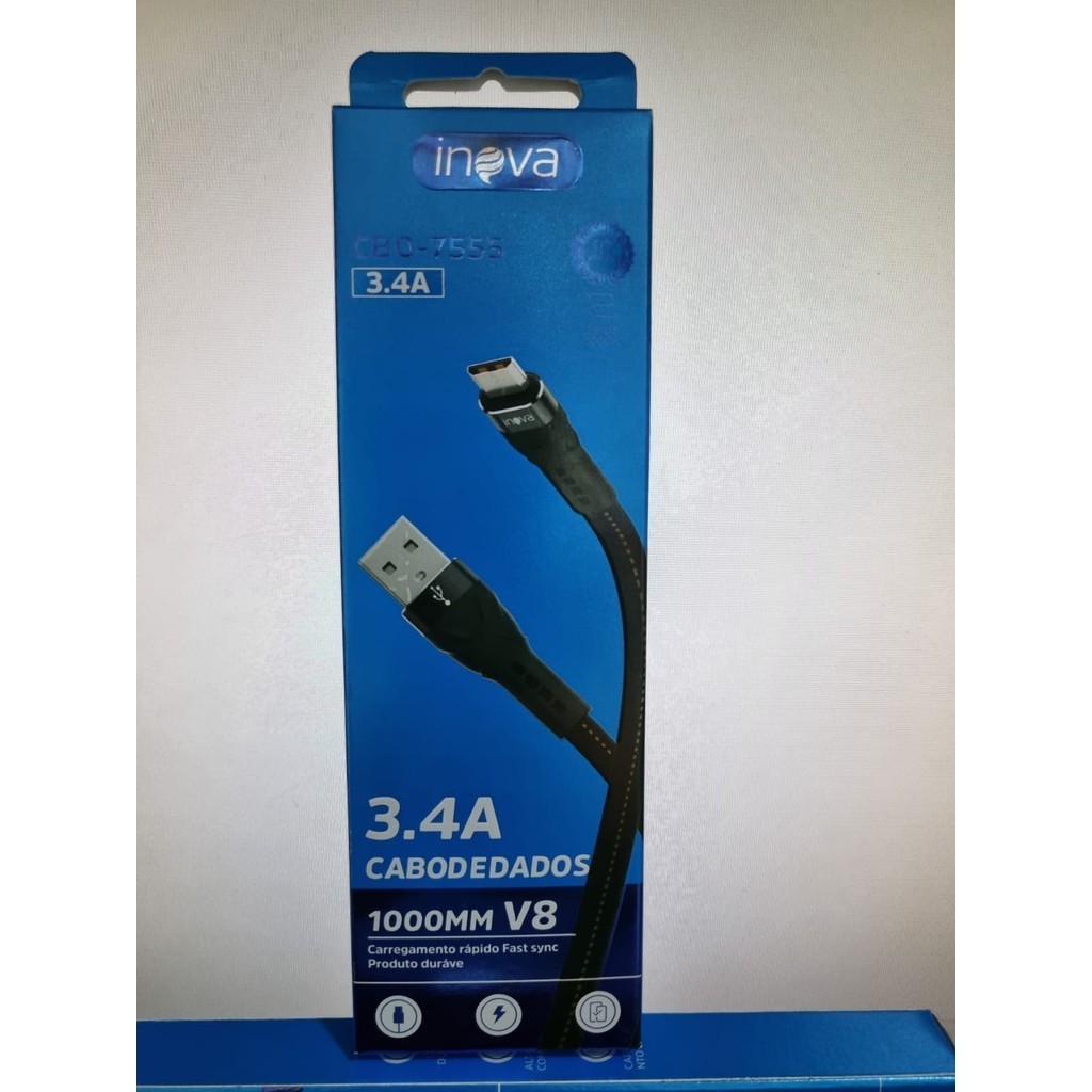 CABO DE DADOS TIPO V8 1M 3.4A CBO-7555 INOVA