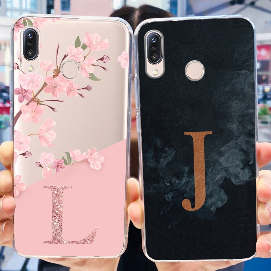 Para Asus Zenfone Max (M1) ZB555KL X00PD Caixa De 5,5 " Cartas Bonitas Flores De Silicone Macio Tampa Traseira Do Telefone ZB555KL Bumper