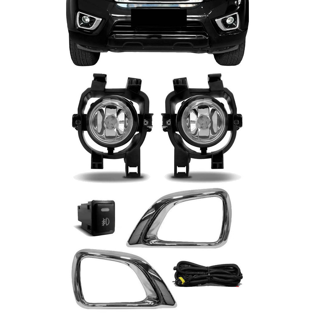 Kit Farol de Milha Neblina Frontier 2017 a 2020