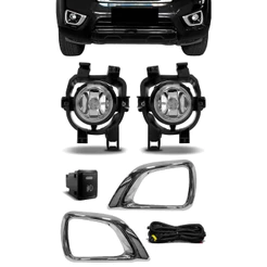 Kit Farol de Milha Neblina Frontier 2017 a 2020