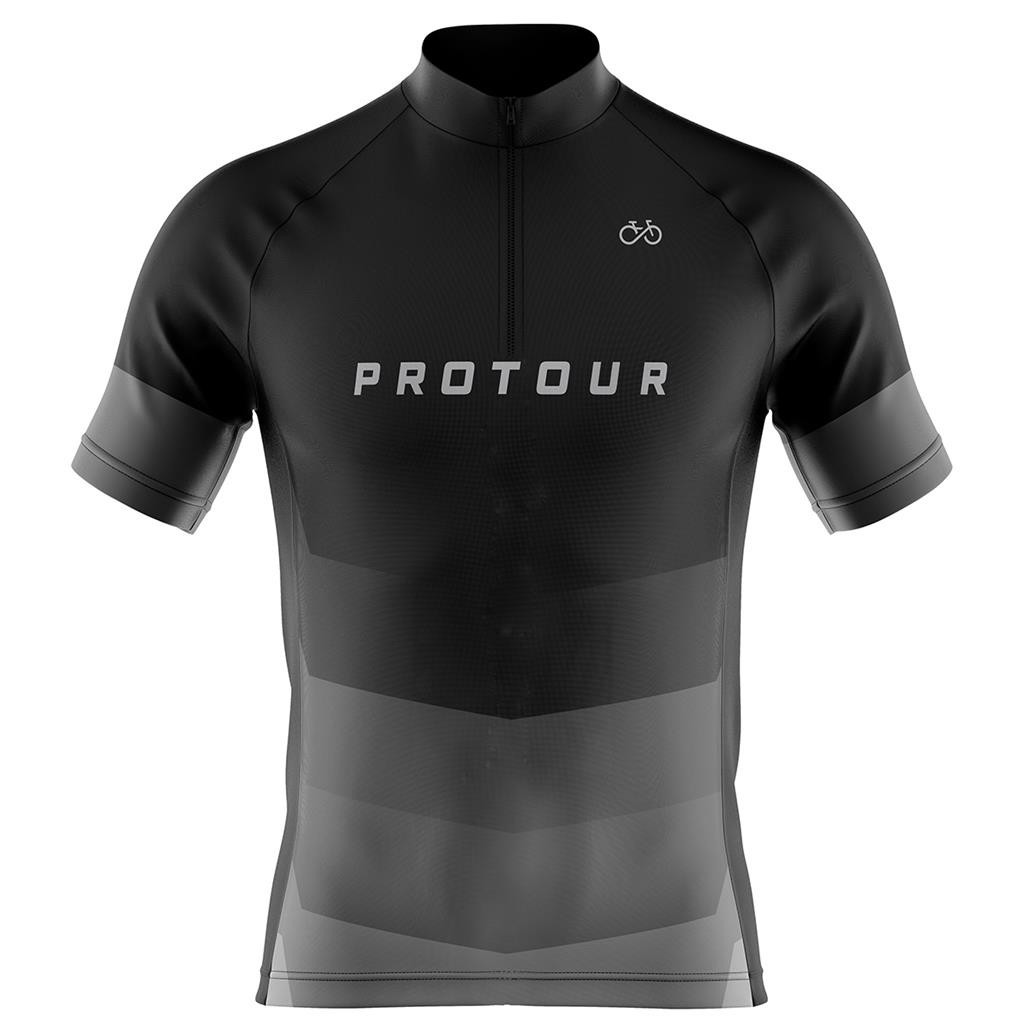 Camisa Ciclismo Camiseta Ciclista Roupa de Ciclismo Masculina Pro Tour Preta Ranger Com Bolsos Uv 50+