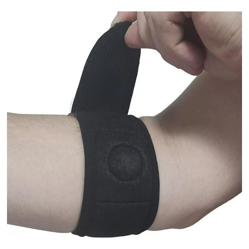 Detalhes do Cinta Cotovelo Epicondilite Tennis Elbow Ajustavel Neoprene - Unico