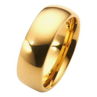 Aliança De Casamento Ouro 8mm 18k 6 Banhos Anel Noivado Luxo em Oferta na Shopee