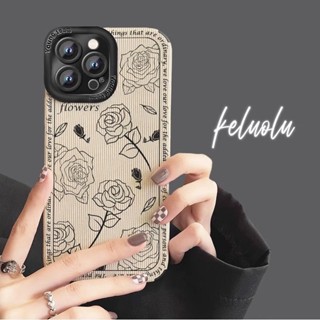 Adequado Para Iphone 15/16/17Promax 14 PRO MAX/11Promax/11 12/13/6/7/8plus XR Xmax Capa De Telefone Rosa Vintage Simples em Oferta na Shopee