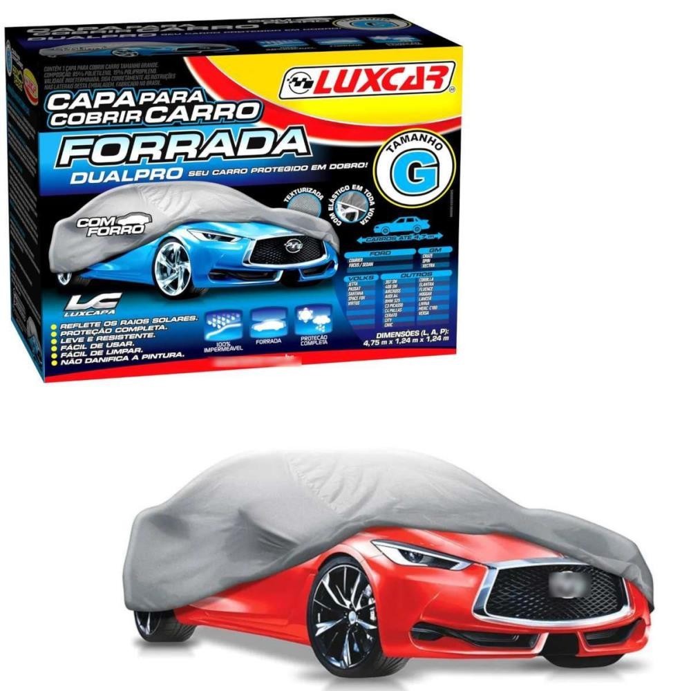 Capa Para Cobrir Carro Forrada Dualpro Tamanho G Luxcar