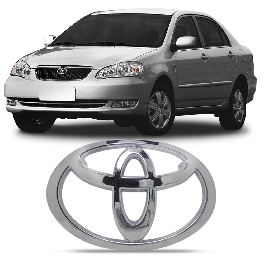 Emblema Toyota da Grade Corolla Fielder 2003 2004 2005 2006 2007 2008