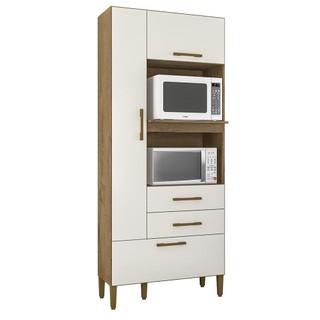 Armario Multiuso Seul Torre Cozinha com 3 Portas e 2 Gavetas em Oferta na Shopee