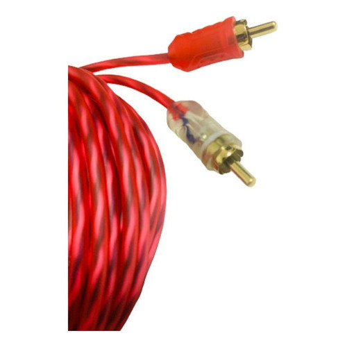 CABO RCA CRISTAL MATTE 5M E-TECH INJETADO PARA SOM AUTOMOTIVO
