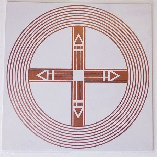Placa Radiônica Cruz Cósmica - Em PVC