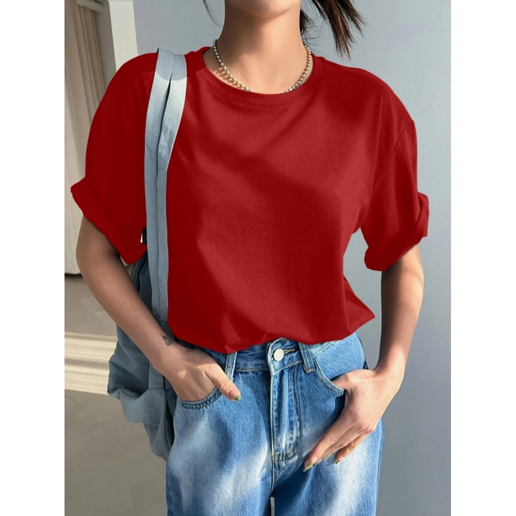T Shirt Estilosa Unissex Camisa Soltinha Academia Blusa Oversized Plus Size Aesthetic Tumblr