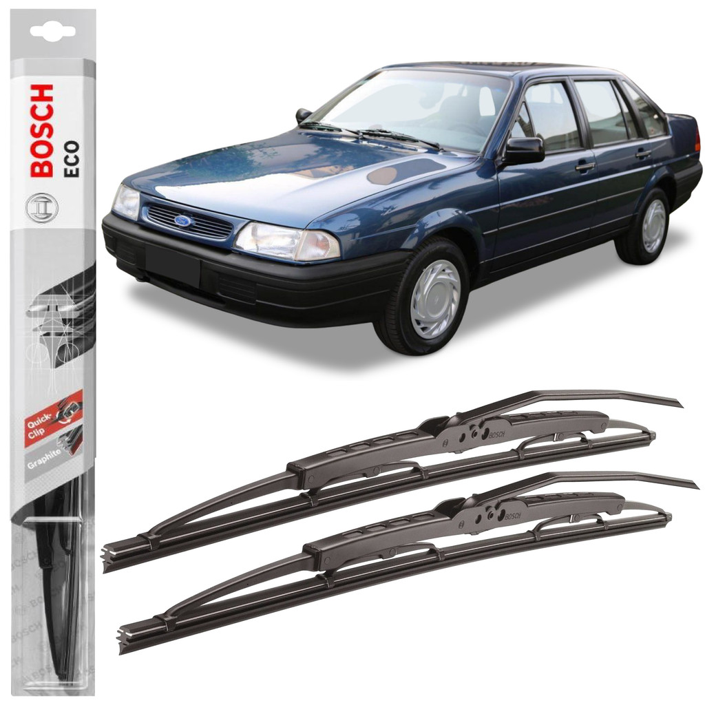 Palhetas Parabrisa Bosch ECO P/ Ford Versailles 1991 A 1996