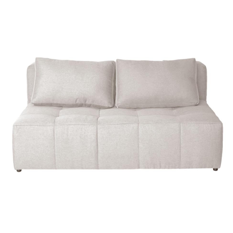 Sofá 2 Lugares Modular Soho Linho Cru em Oferta na Shopee