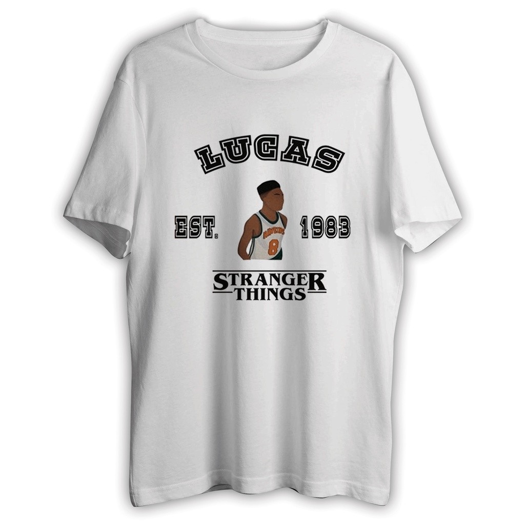 Camiseta Algodão Unissex Tshirt Lucas Est 1983