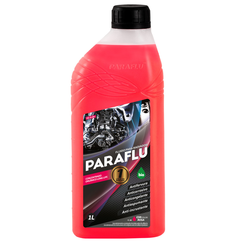 Aditivo Para Radiador Bio Fluido Concentrado Organico Long Life Rosa - Paraflu 10-3001 em Oferta na Shopee