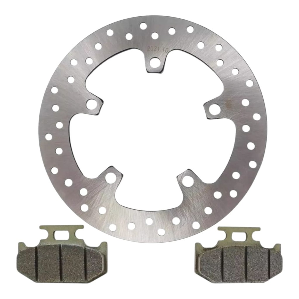 Disco Freio YAMAHA Fazer 250 ATE 2017 Traseiro + Pastilha