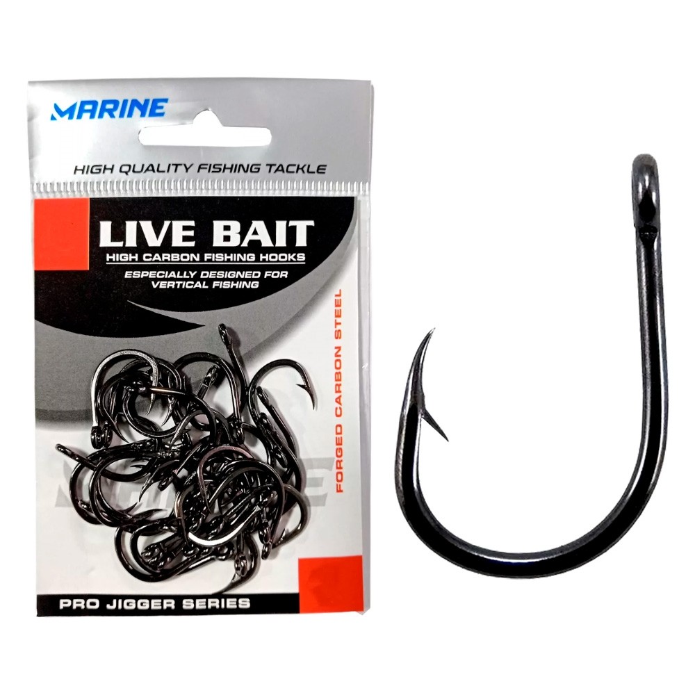 Anzol Live Bait Cartela - Marine em Oferta na Shopee