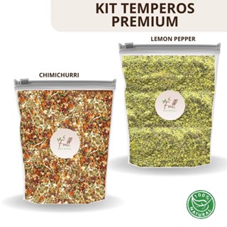 Tempero Chimichurri e Lemon Pepper Kit Premium