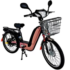 Bicicleta Elétrica Aro 24 Sousa Bike 350W Freio a Disco com Acelerador