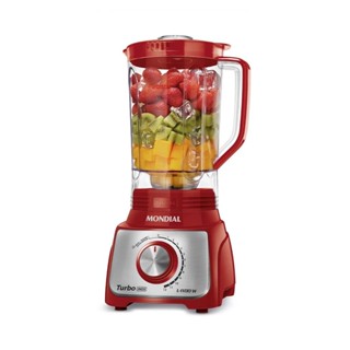 Liquidificador Mondial Turbo Inox L-1100 RI Vermelho - 220V