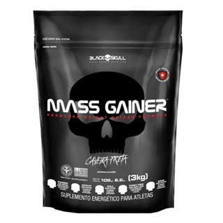 Hipercalórico Mass Gainer Refil 3Kg - Black Skull