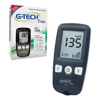 Aparelho Medir Diabetes Glicose Combo Completo G-tech Free Garantia Vitalicia