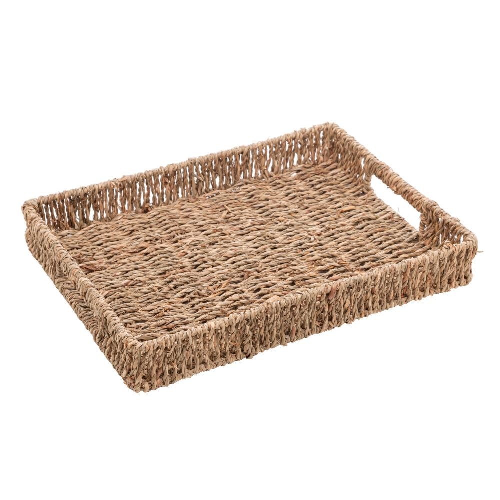 Bandeja Wolff de Sisal 30cm x 22cm x 4cm - Home & Living