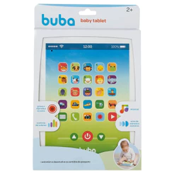 Brinquedo Bebê Tablet Musical Infantil Azul 08548 Buba