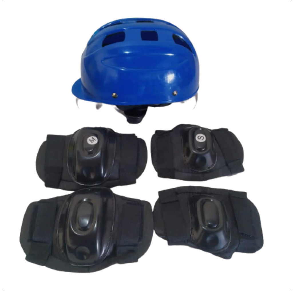 Kit de Proteção Infantil 3X1 Azul Unissex Xalingo - 0549.8