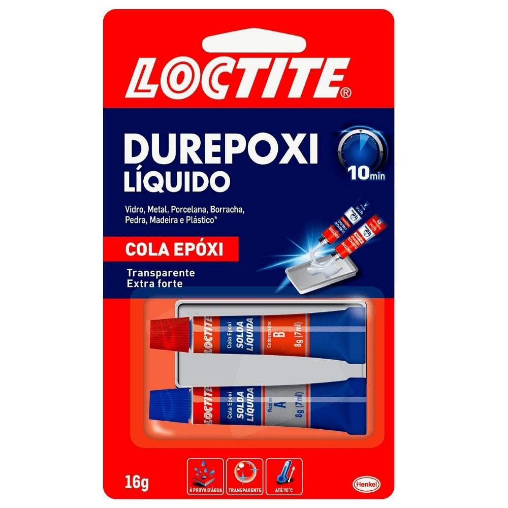 DUREPOXI LIQUIDO CARTELA 16G 2125566 em Oferta na Shopee