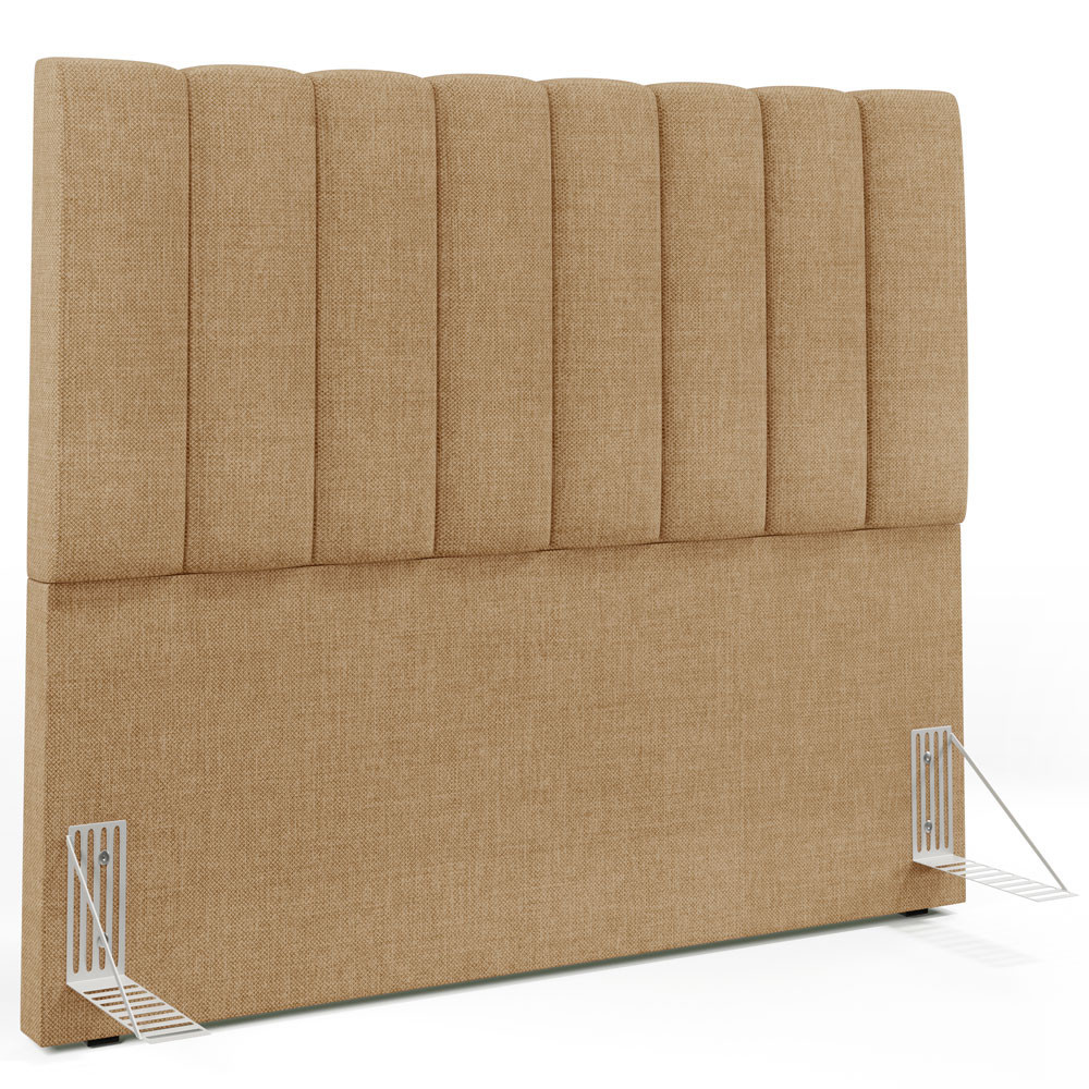 Cabeceira Cama Box Casal 140 cm Dália W01 Linho Bege Escuro - Lyam Decor - Home & Living