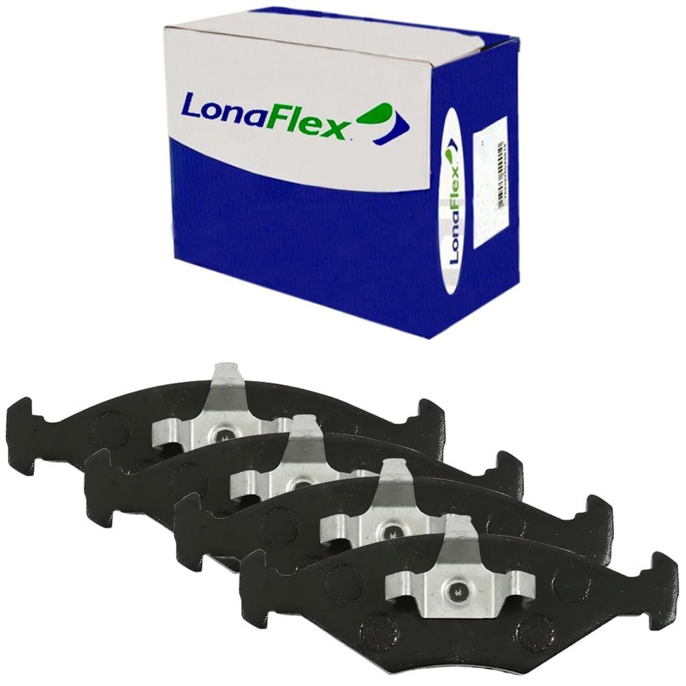 Kit Pastilha Freio Fiat Uno Mille 2009 A 2013 Teves Lonaflex - Spare Parts and Accessories for Vehicles