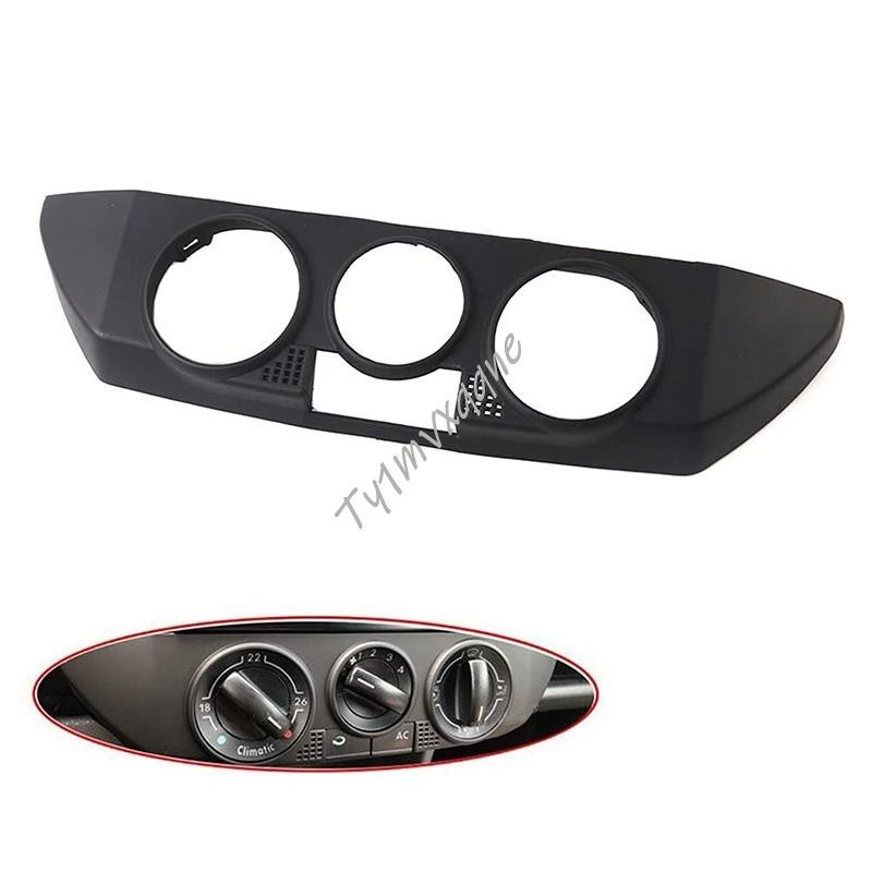 Painel De Controle Do Aquecedor Ca Preto Carro Tampa Da Capa Aparador Adaptada Para Polo 9N 2002-2010 6Q0820075C 1QA
