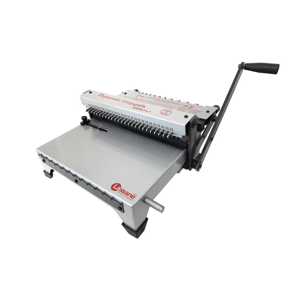 Encadernadora Wire-o Conjugada Duplamatic Passo 2x1 Lassane