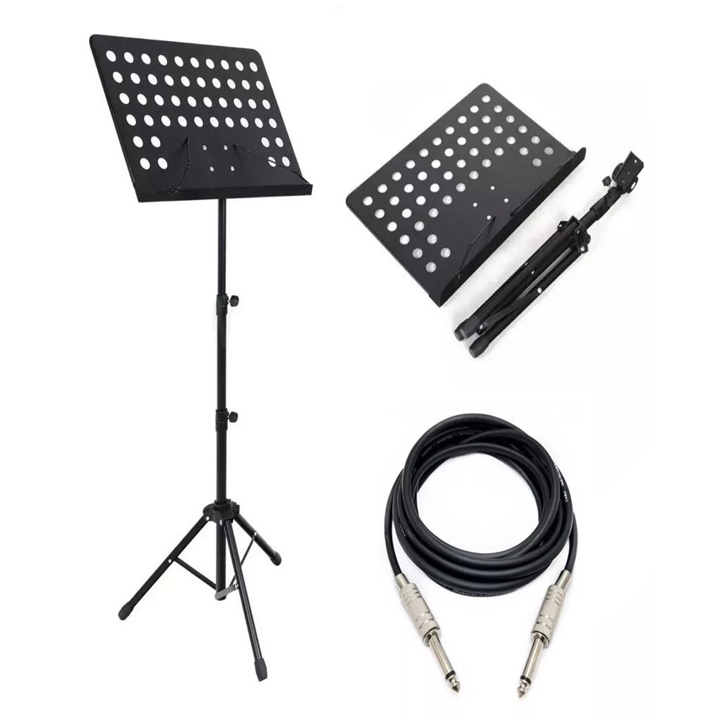 Estante Para Partitura Smart Sm009 Lt Preta