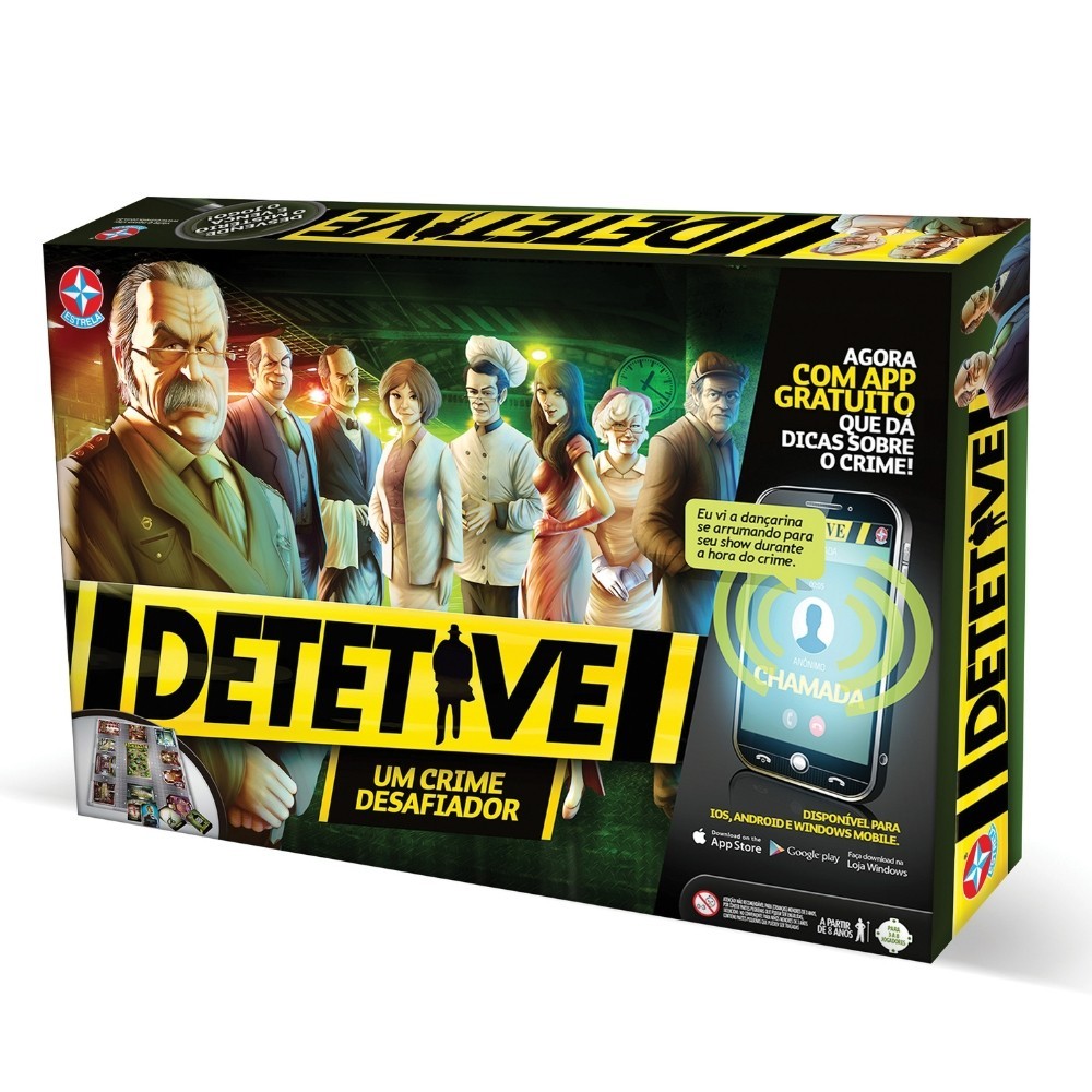JOGO DETETIVE ESTRELA COM APLICATIVO APP BRINQUEDO MESA FAMÍLIA DIVERSÃO TABULEIRO CLÁSSICO 27 CARTA em Oferta na Shopee