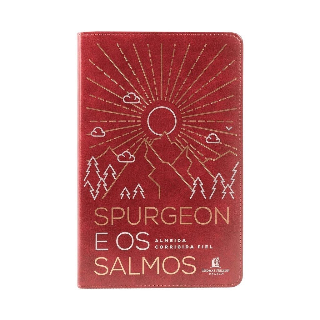 Spurgeon e os Salmos | Couro soft | Vinho em Oferta na Shopee