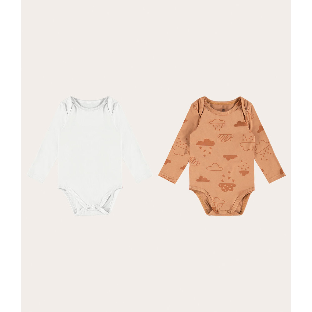 Kit Boby Bebê Manga Longa Em Algodão Malwee Kids - Baby & Kids Fashion