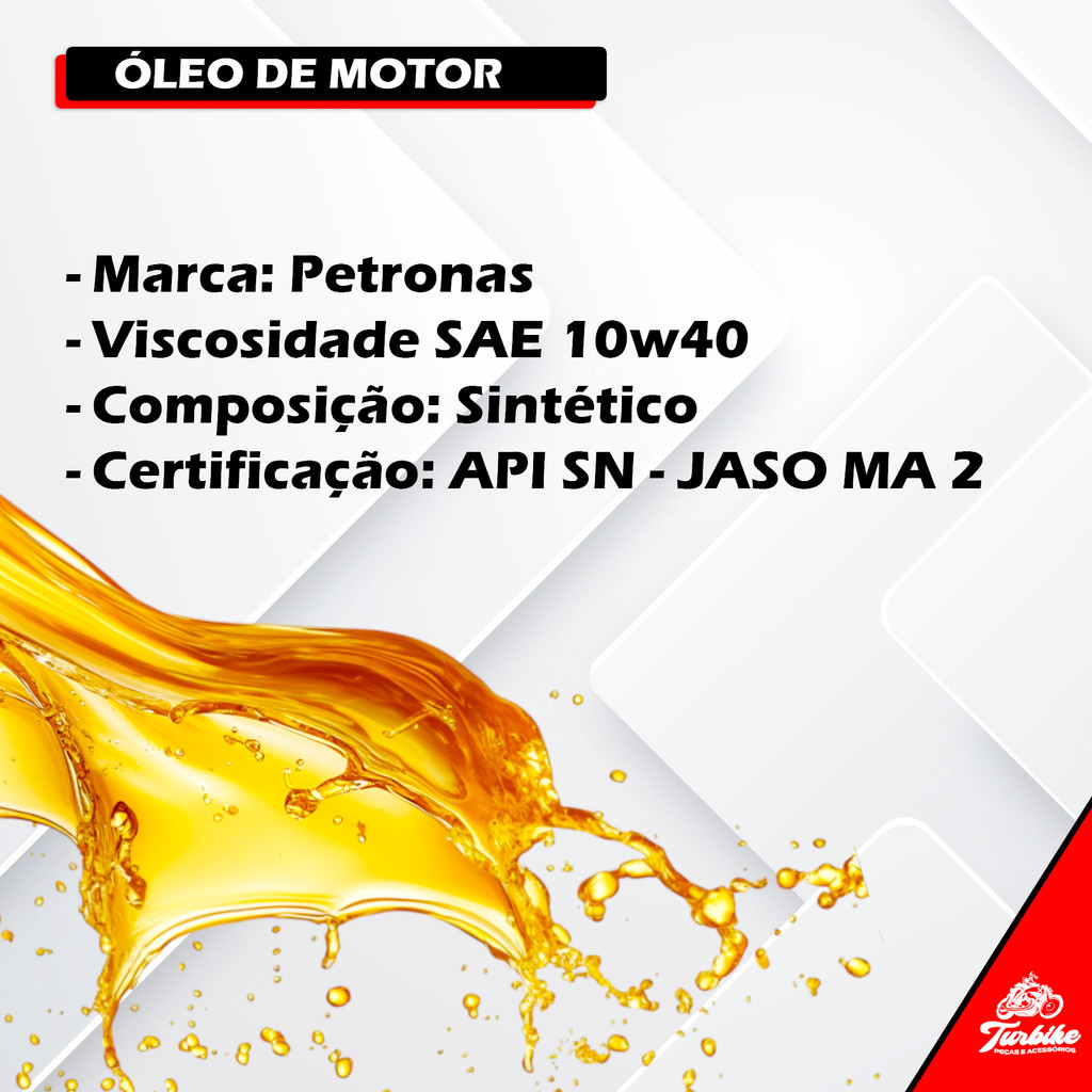 Óleo Para Motor Sintético 10w40 Da Xj6 MT 07 Pra Fazer Lander Tenere 250 Versys Factor 1 Litro F900 — imagem 2 de 2