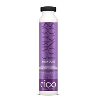Eico Ampola Creme de Hidratação Megadose Cabelos Longos 45ml Auxilia Crescimento e Fortalecimento dos Fios