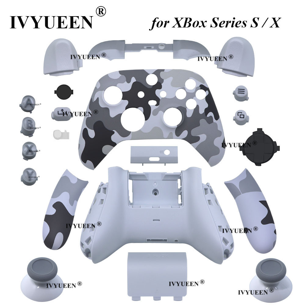 IVYUEEN Substituição Habitação Escudo Para Xbox Série Xs Core Controlador Placa Frontal Capa RB LB RT LT Botões De Gatil