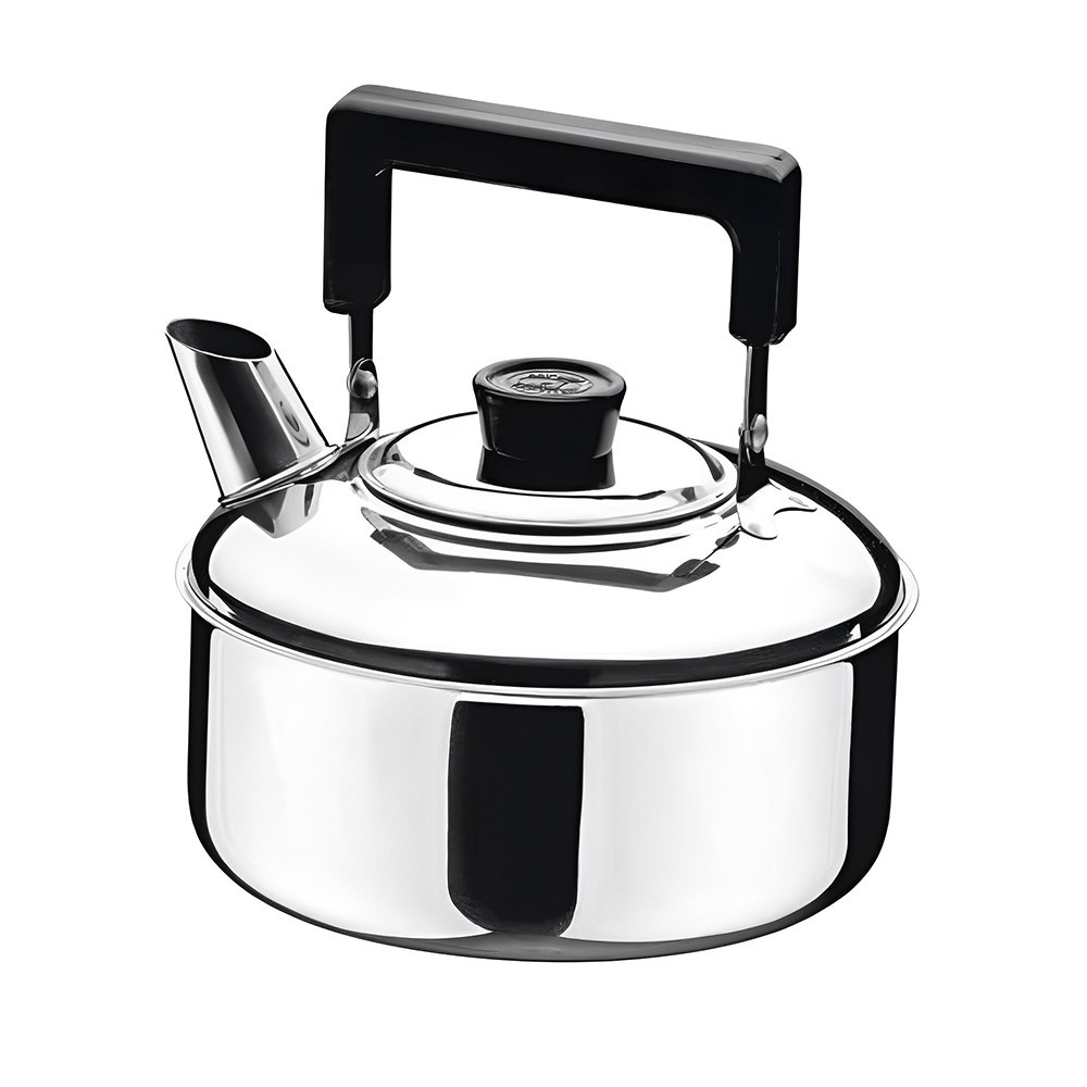 Chaleira Aço Inox 2L com Tampa Alça Bico para Fogão Água Chá