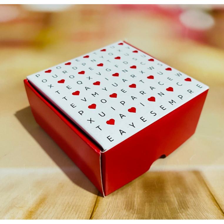 10 Caixas P/ (4 doces) Dia dos Namorados TE AMO PRA SEMPRE 3584  ( IDEIA ) em Oferta na Shopee