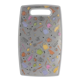 Tábua Lyor Kitchen Cinza de Plástico 37cm x 23cm x 1cm