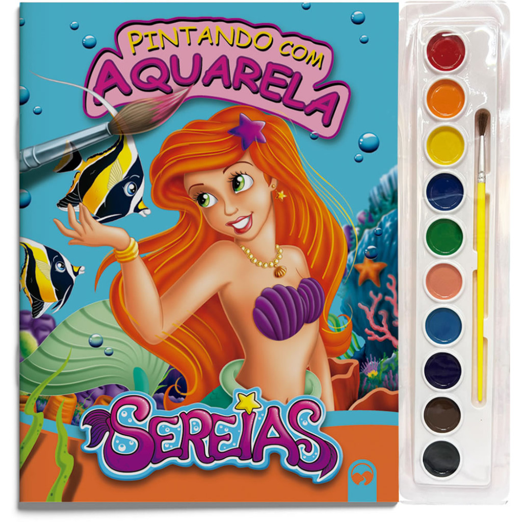SEREIAS PINTANDO COM AQUARELA em Oferta na Shopee