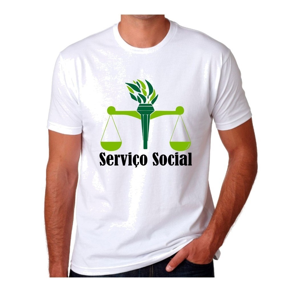 Camisa Camiseta  Serviço Social Blusa T-shirt 678 SH. CP Assistente Social