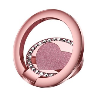 Suporte Anel Celular Iring Antí-queda Strass Coração Glitter em Oferta na Shopee