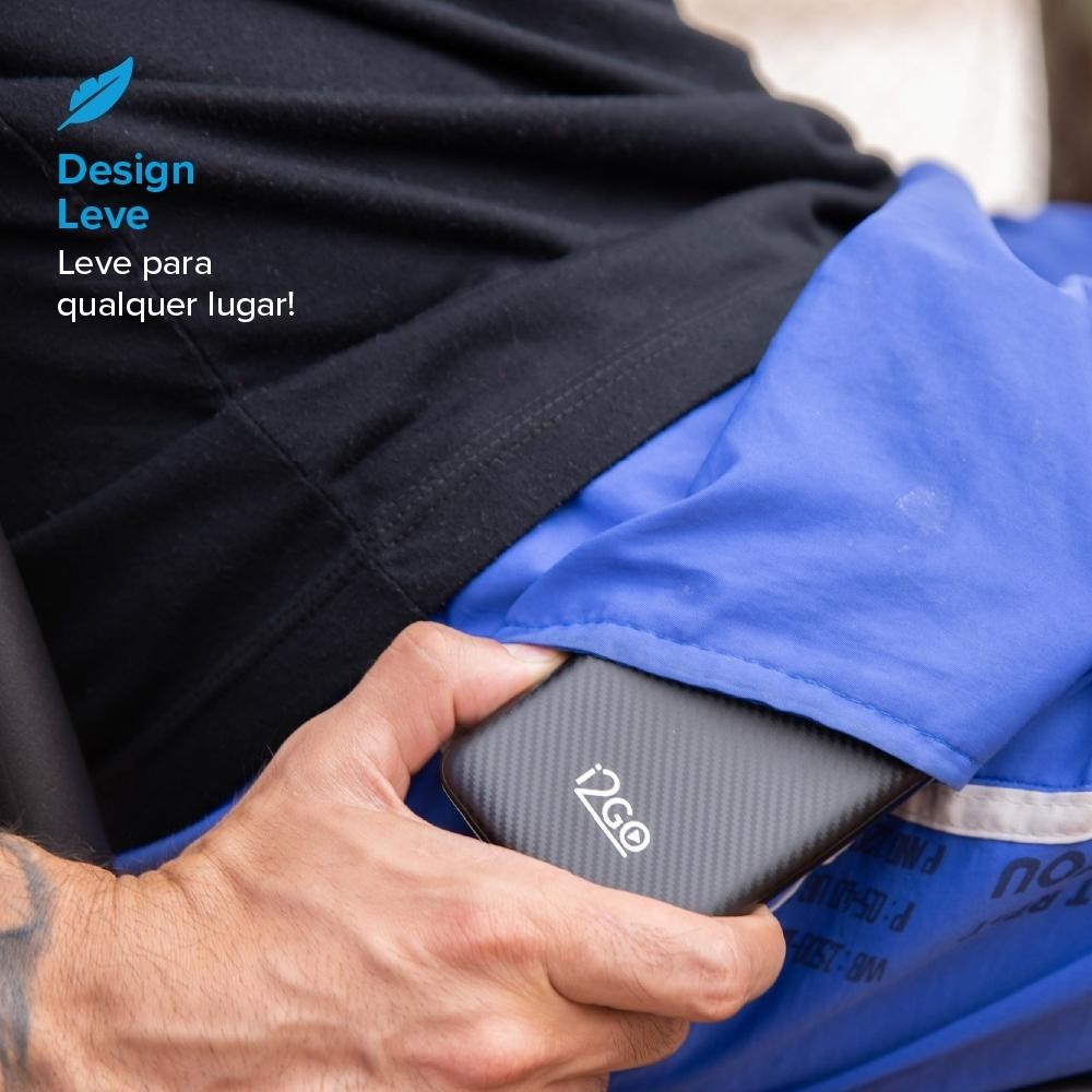 Carregador Portátil Power Bank i2GO 10000mAh com 1 USB-C e 2 USB-A — foto 7