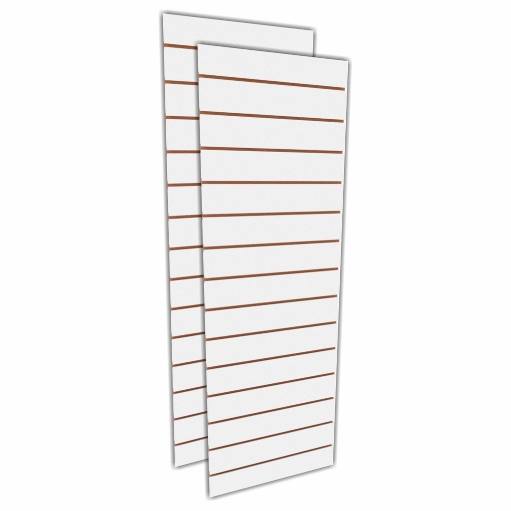 Painel canaletado branco Altura 180 Comp 60 expositor canelado placa mdf loja em Oferta na Shopee