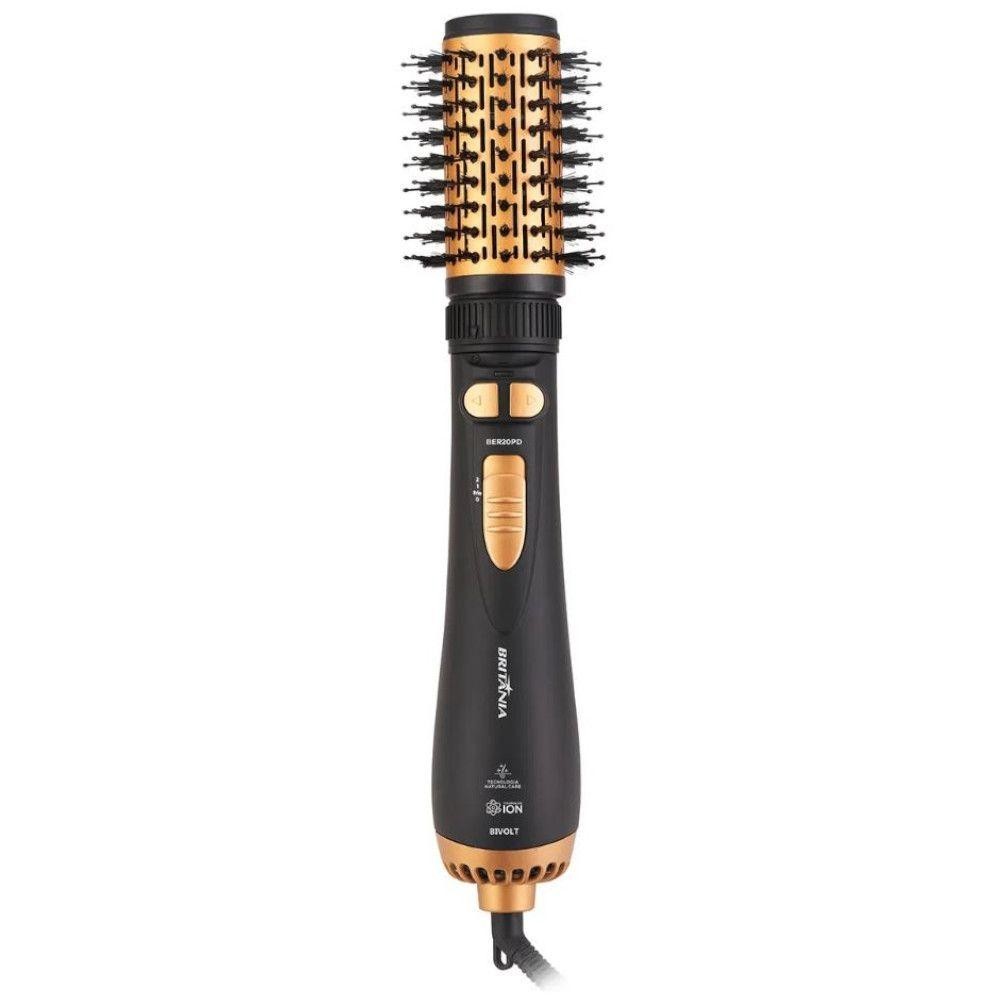 Escova Secadora Rotativa Britânia BER20PD 3 Temperaturas Bivolt em Oferta na Shopee
